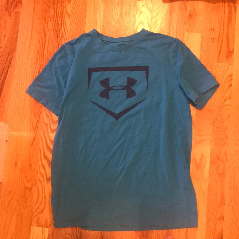 Boys Under Armour Baseball Tee (Youth XL)